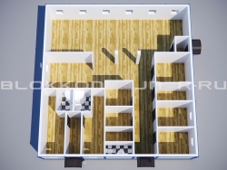 Модульная столовая из блок-контейнеров в Егорлыкской